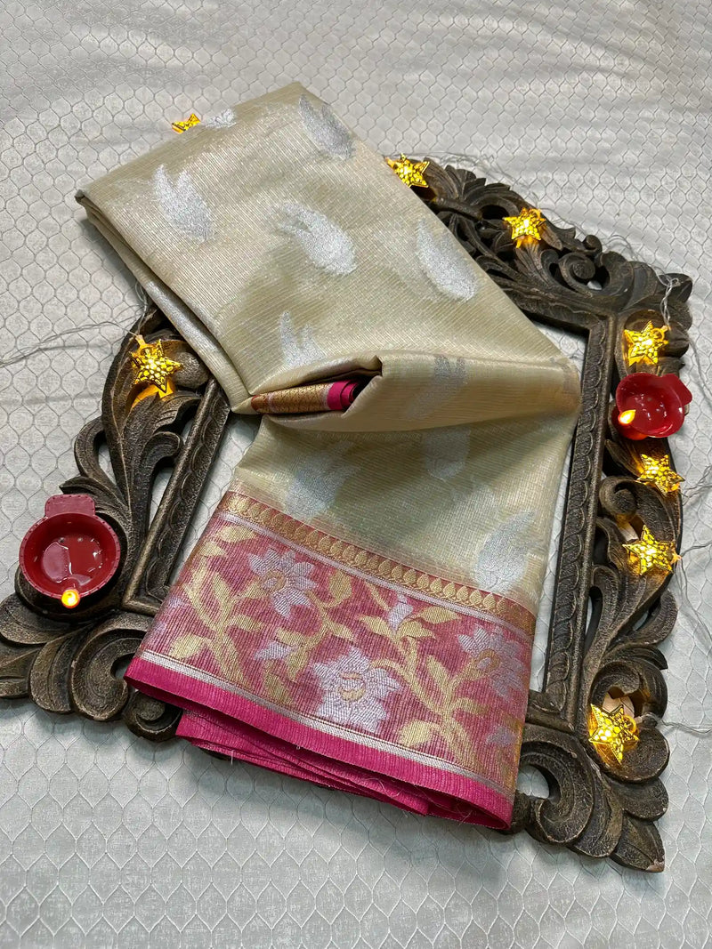 Softsilk Exclusive Jacquard Banarasi Saree