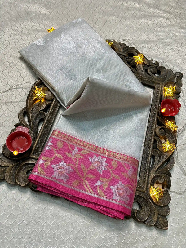 Softsilk Exclusive Jacquard Banarasi Saree