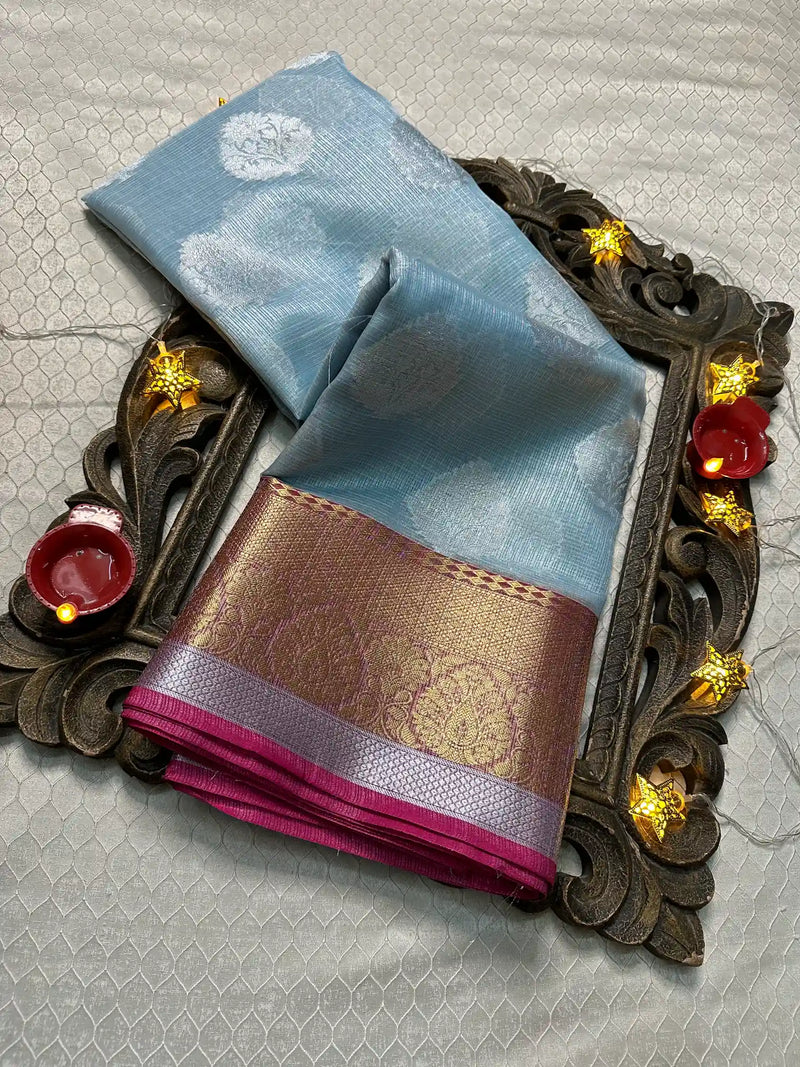 Softsilk Exclusive Jacquard Banarasi Saree