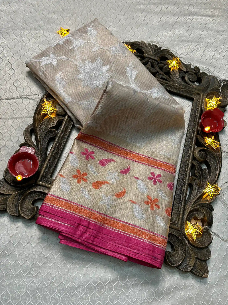 Softsilk Exclusive Jacquard Banarasi Saree