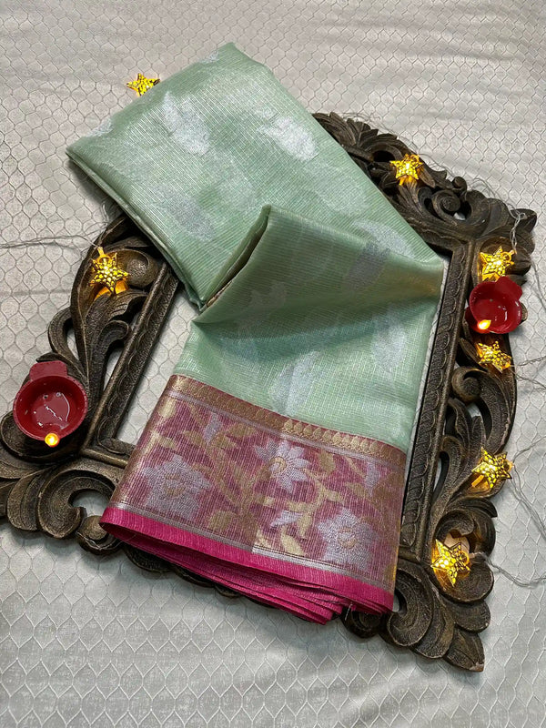 Softsilk Exclusive Jacquard Banarasi Saree