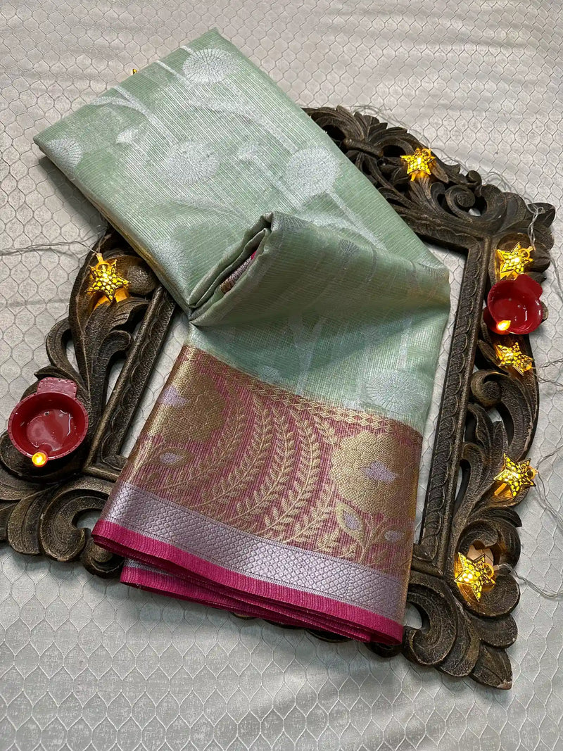 Softsilk Exclusive Jacquard Banarasi Saree