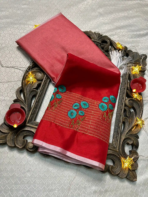 Softsilk Exclusive Jacquard Banarasi Saree