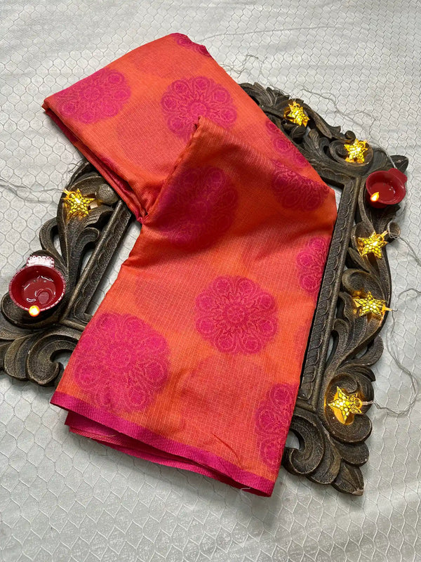 Softsilk Exclusive Jacquard Banarasi Saree