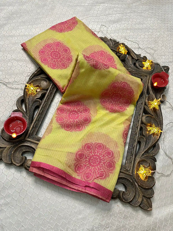 Softsilk Exclusive Jacquard Banarasi Saree