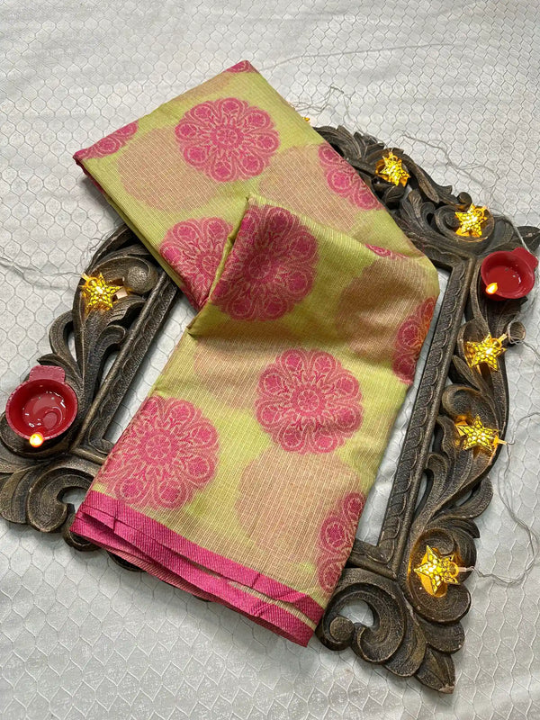 Softsilk Exclusive Jacquard Banarasi Saree