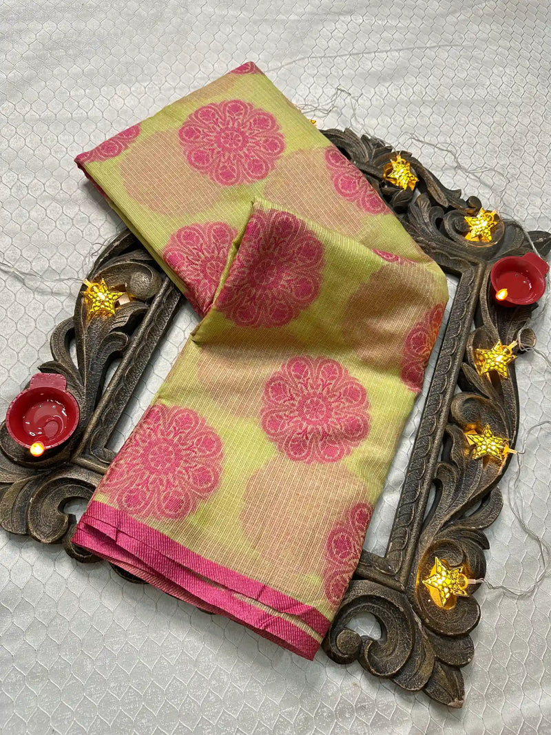 Softsilk Exclusive Jacquard Banarasi Saree