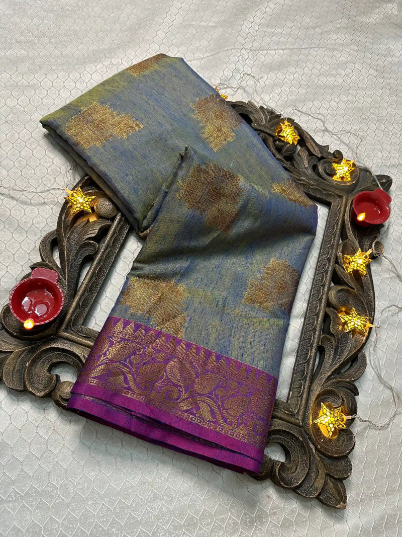 Softsilk Exclusive Jacquard Banarasi Saree