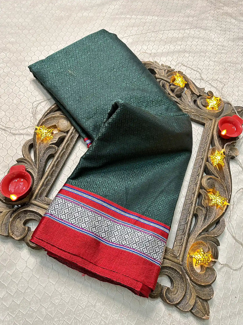 Softsilk Exclusive Jacquard Banarasi Saree