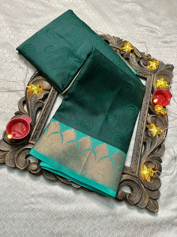 Softsilk Exclusive Jacquard Banarasi Saree