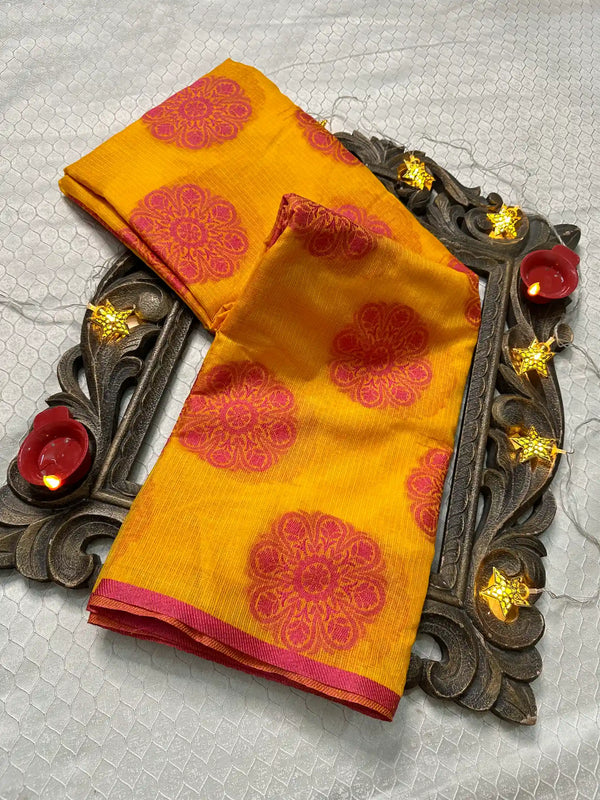 Softsilk Exclusive Jacquard Banarasi Saree