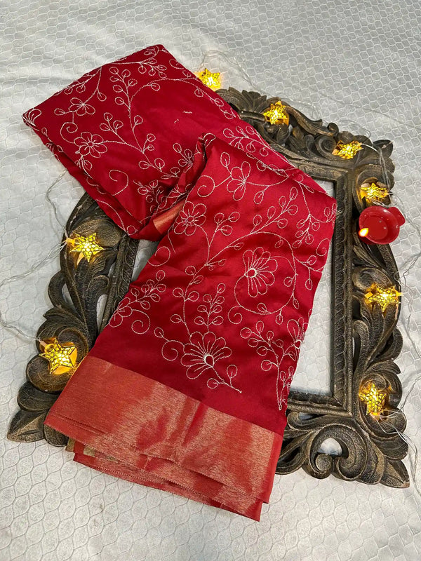 Softsilk Exclusive Jacquard Banarasi Saree