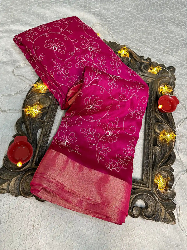 Softsilk Exclusive Jacquard Banarasi Saree