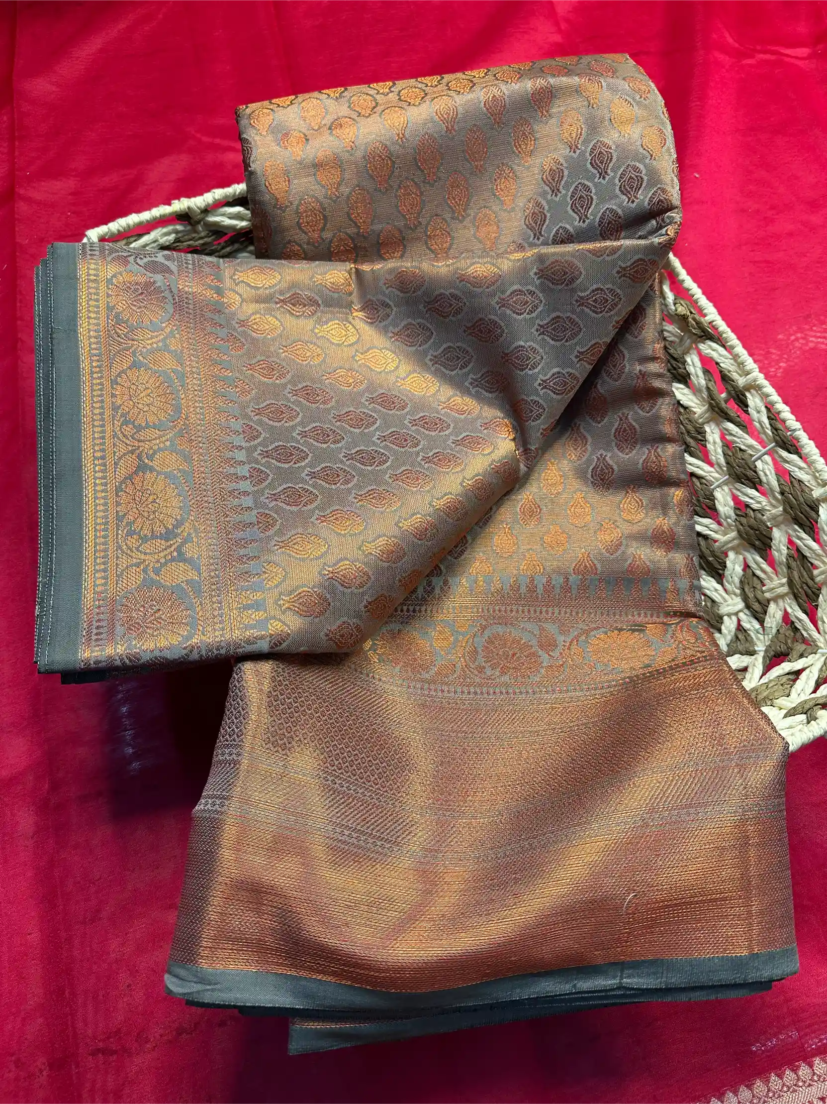 Beautiful Softsilk Embossed Weave Banarasi Saree