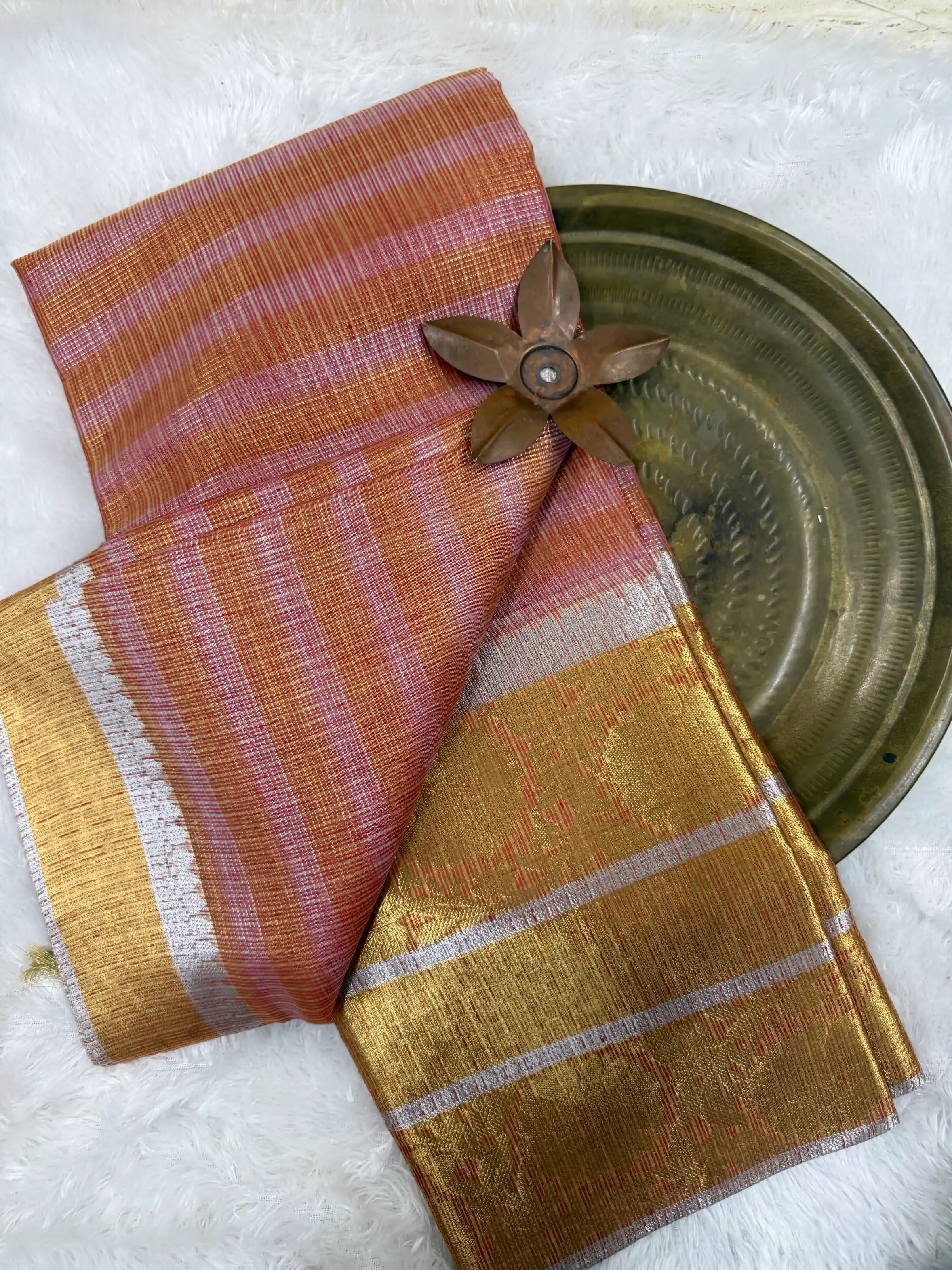 Beautiful Softsilk Embossed Weave Banarasi Saree