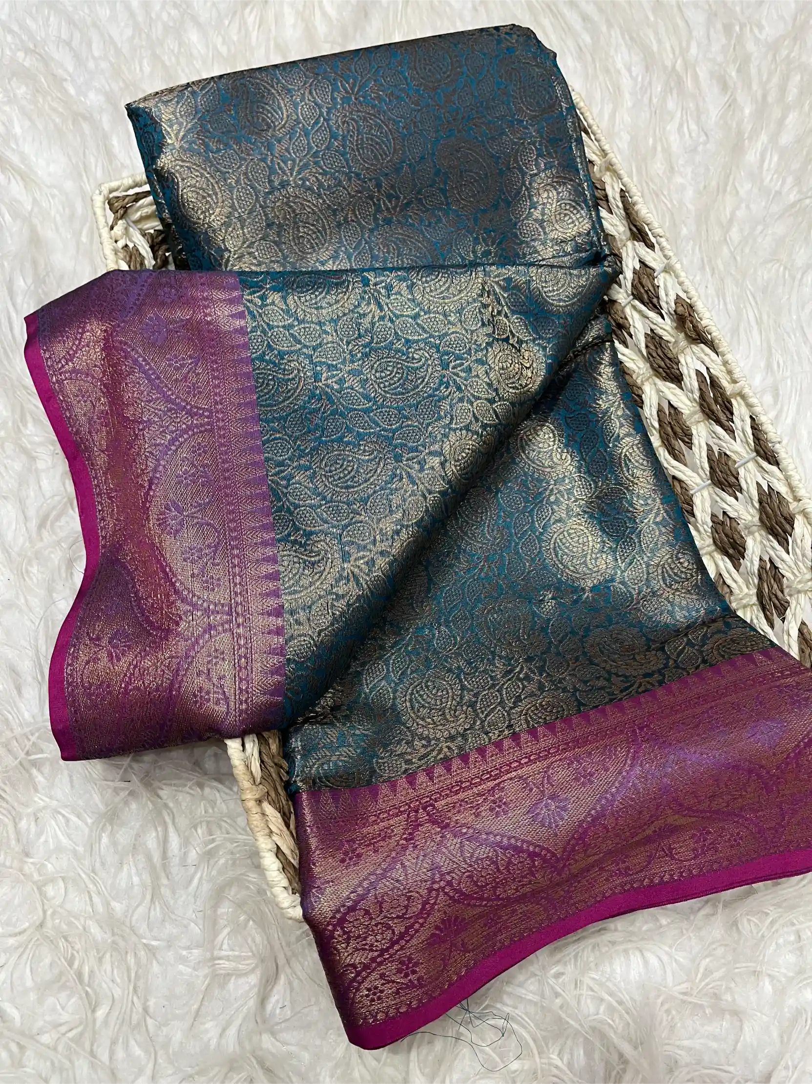 Softsilk Premium Designer Banarasi Saree