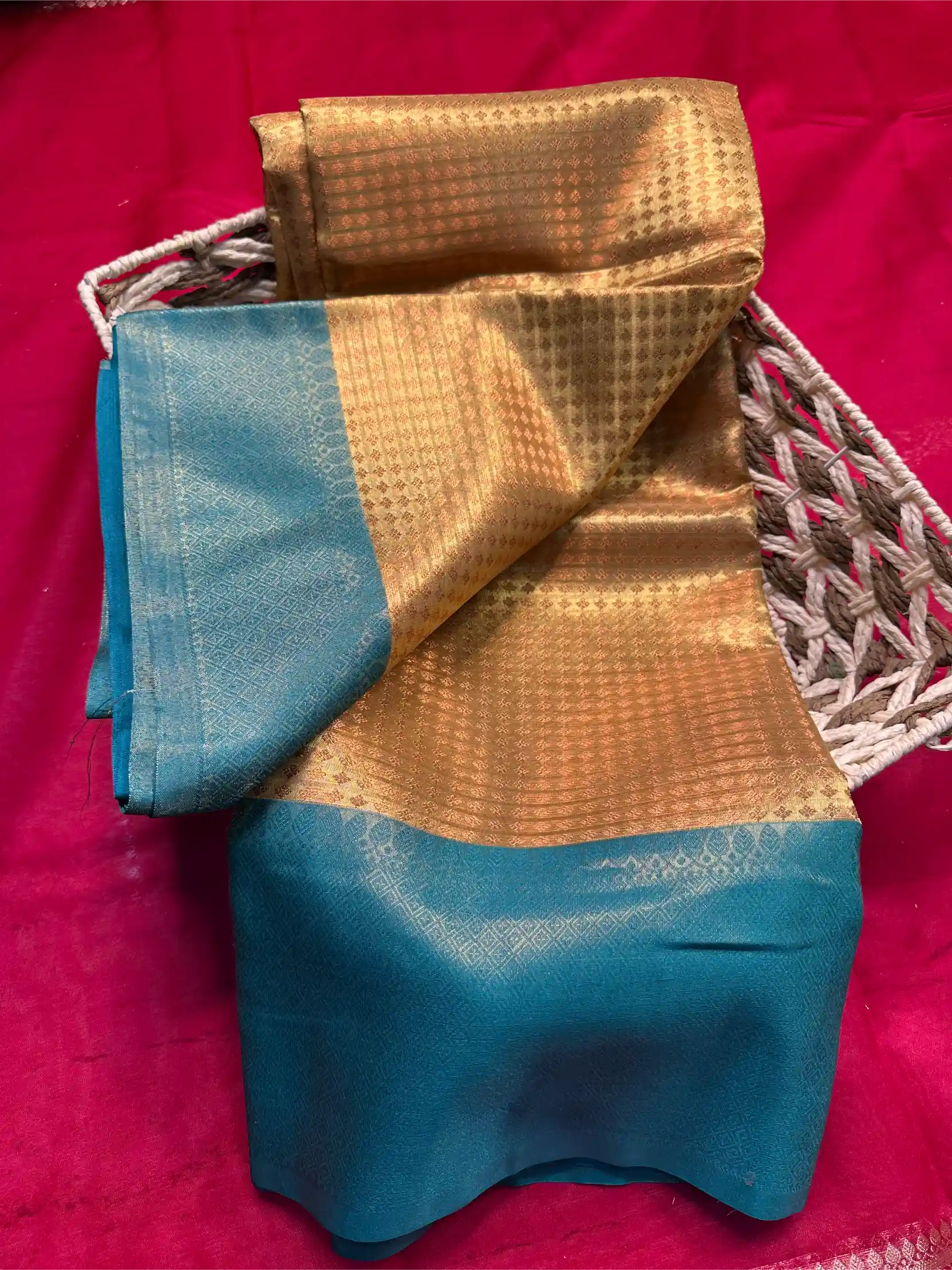 Beautiful Softsilk Embossed Weave Banarasi Saree