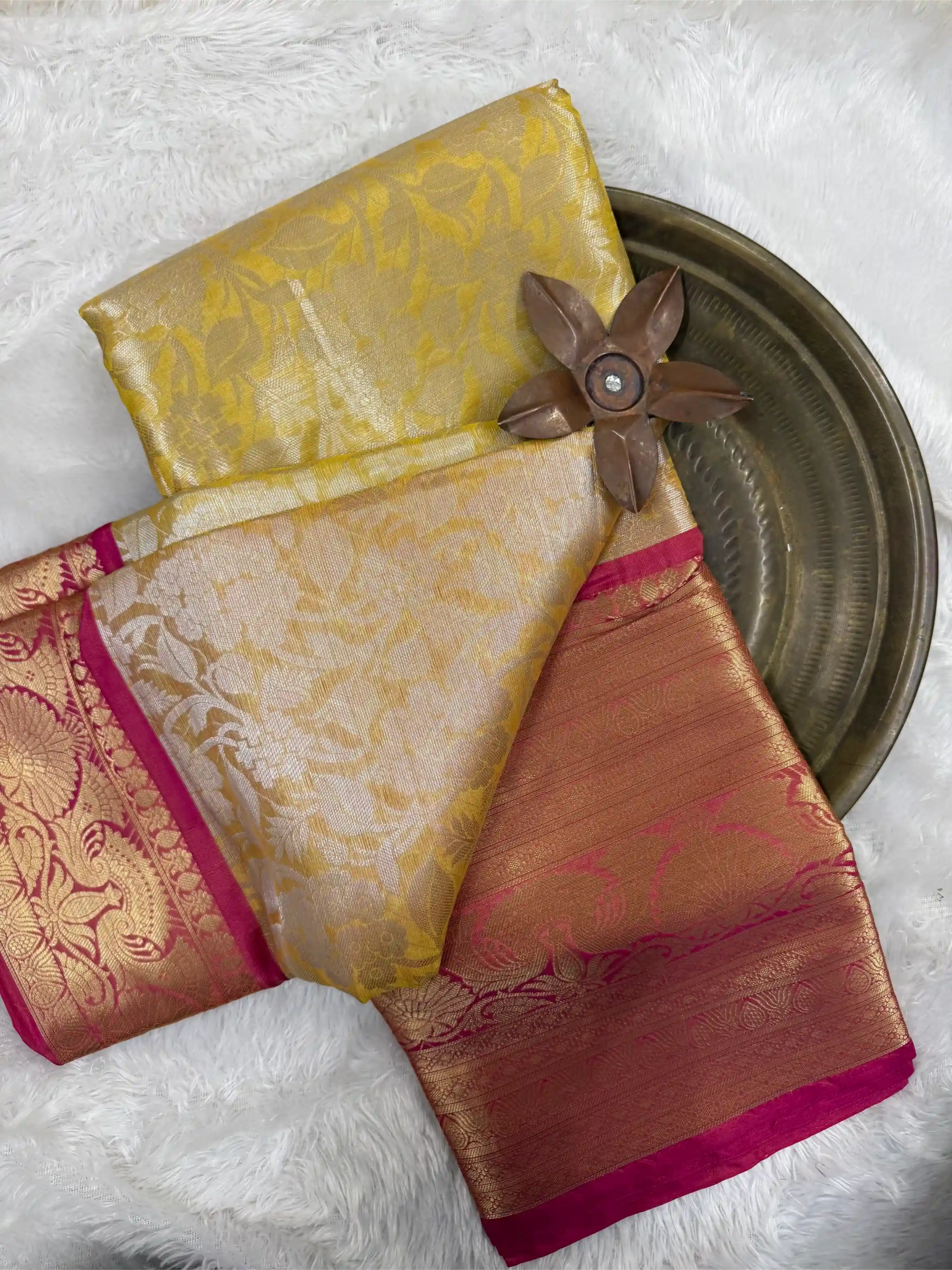 Beautiful Softsilk Embossed Weave Banarasi Saree