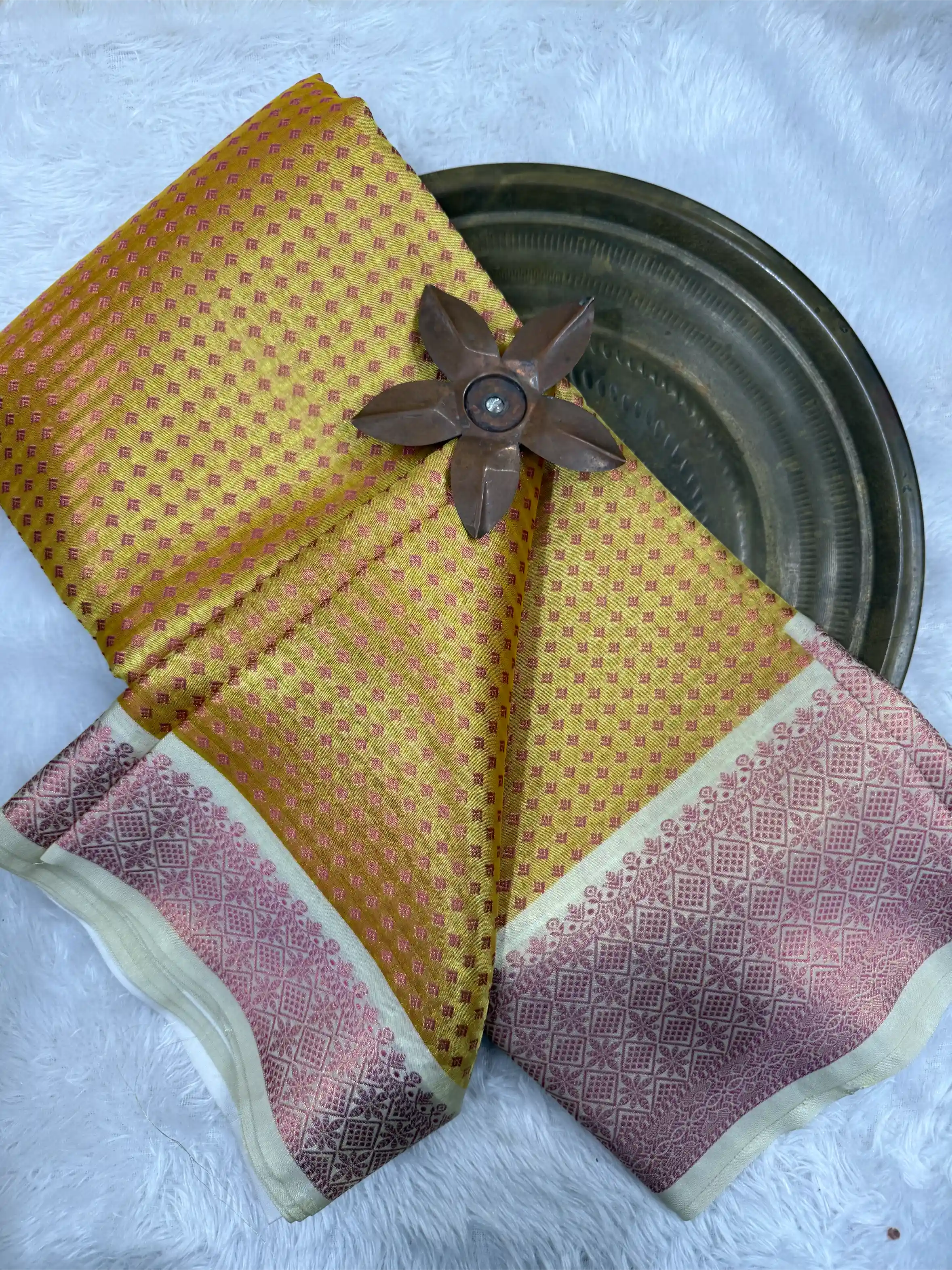 Beautiful Softsilk Embossed Weave Banarasi Saree