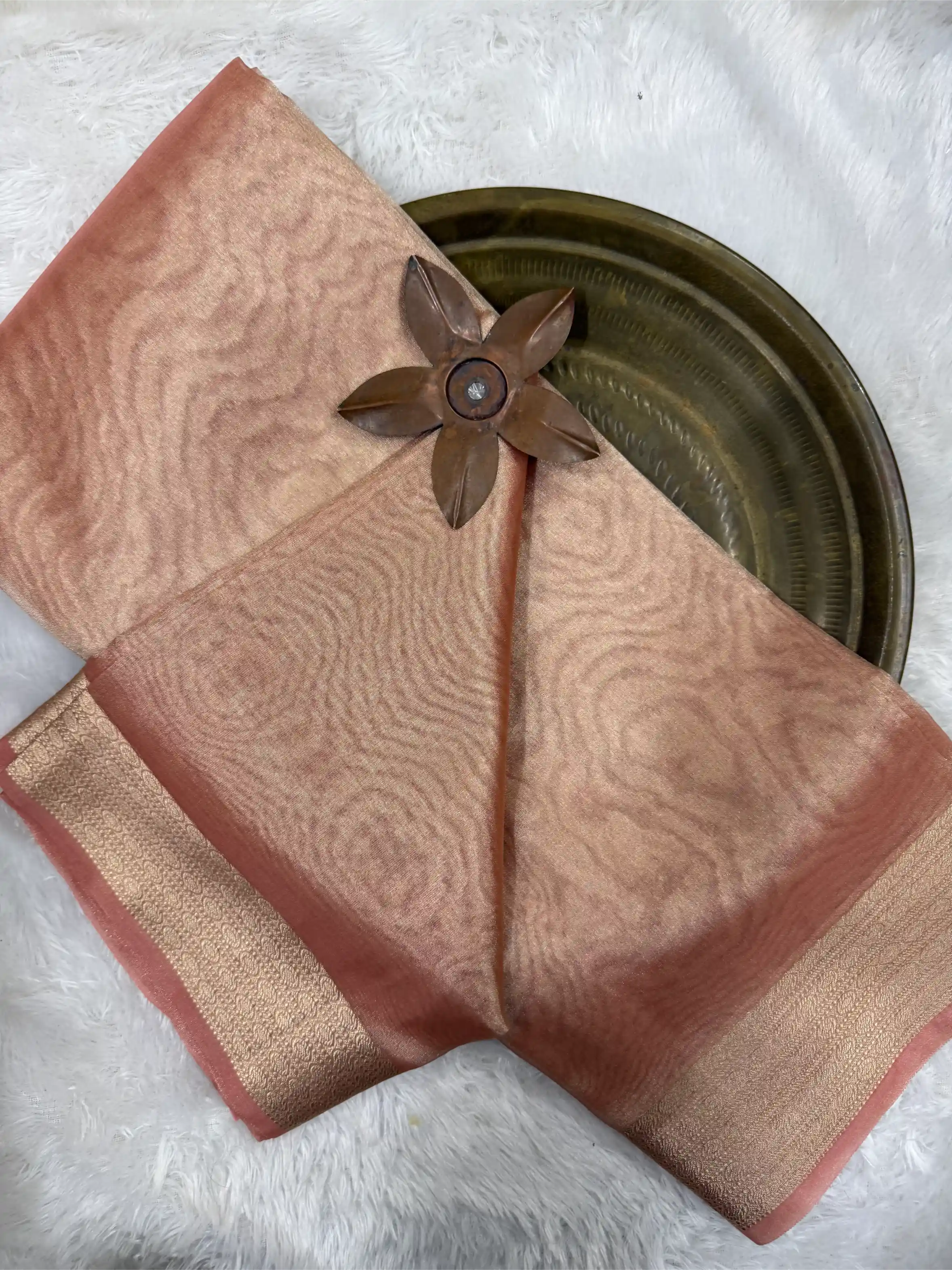 Beautiful Softsilk Embossed Weave Banarasi Saree