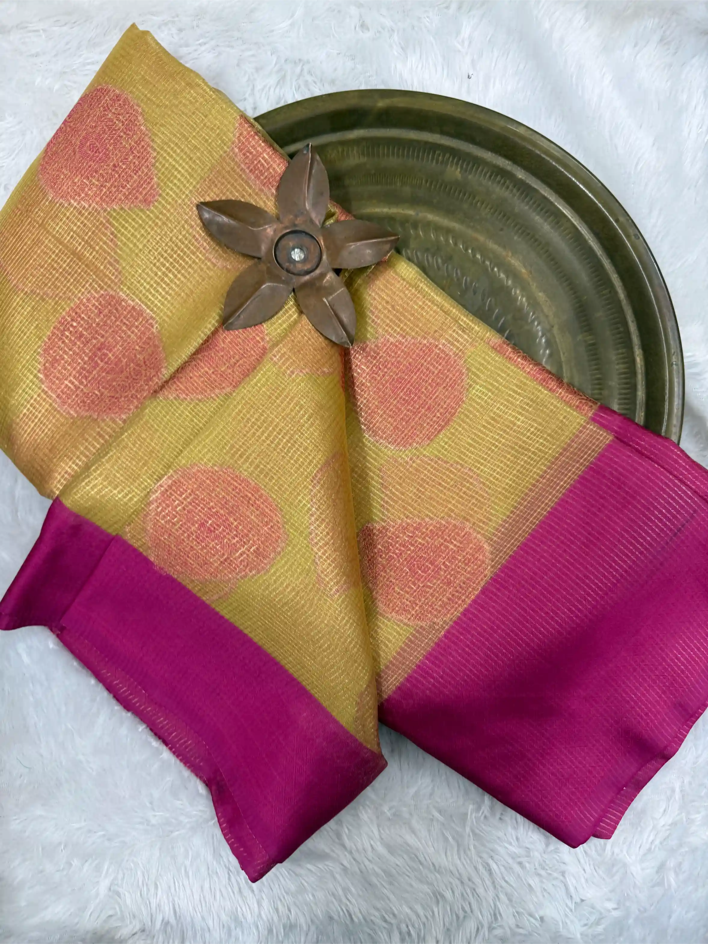 Beautiful Softsilk Embossed Weave Banarasi Saree