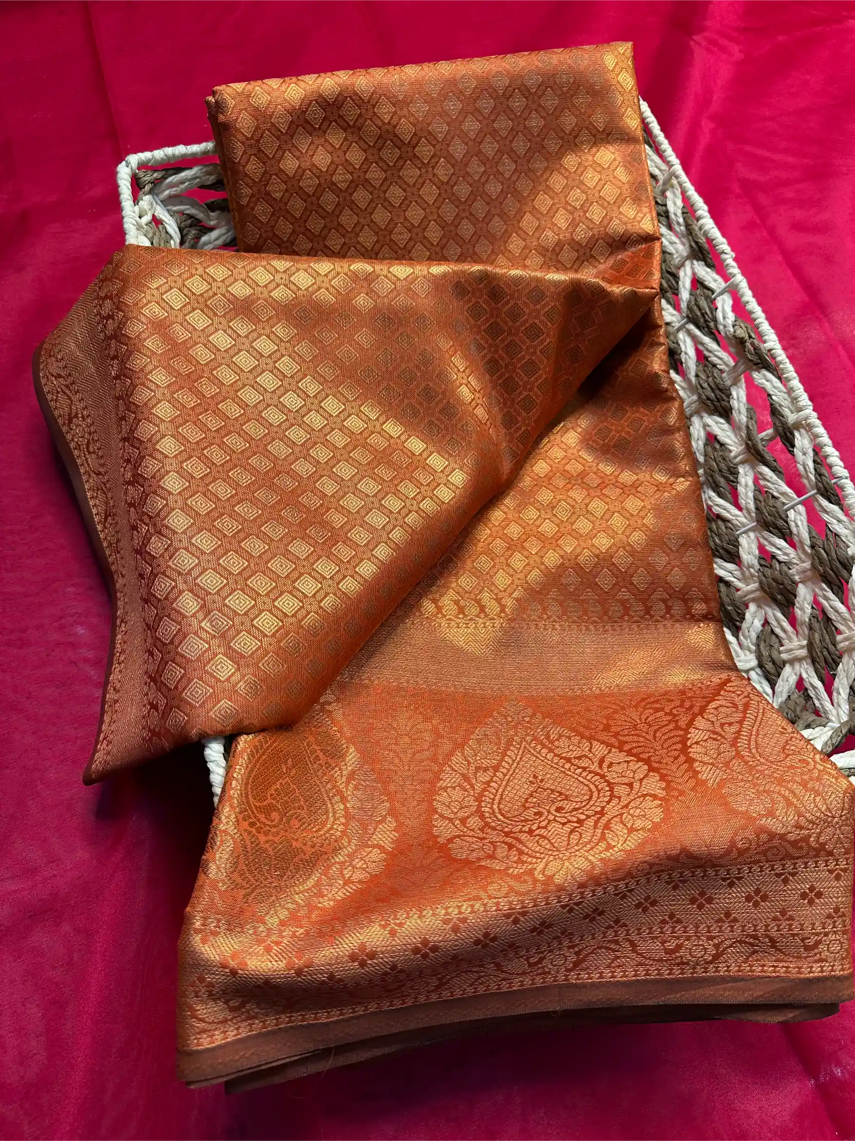 Beautiful Softsilk Embossed Weave Banarasi Saree