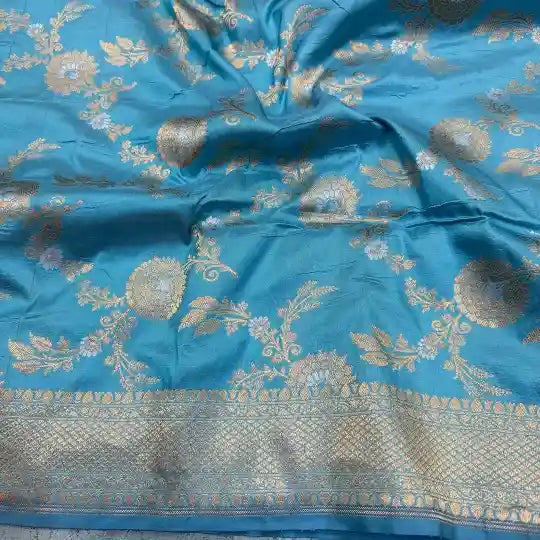 Sona Roopa Weave Pure Katan Silk Banarasi Saree