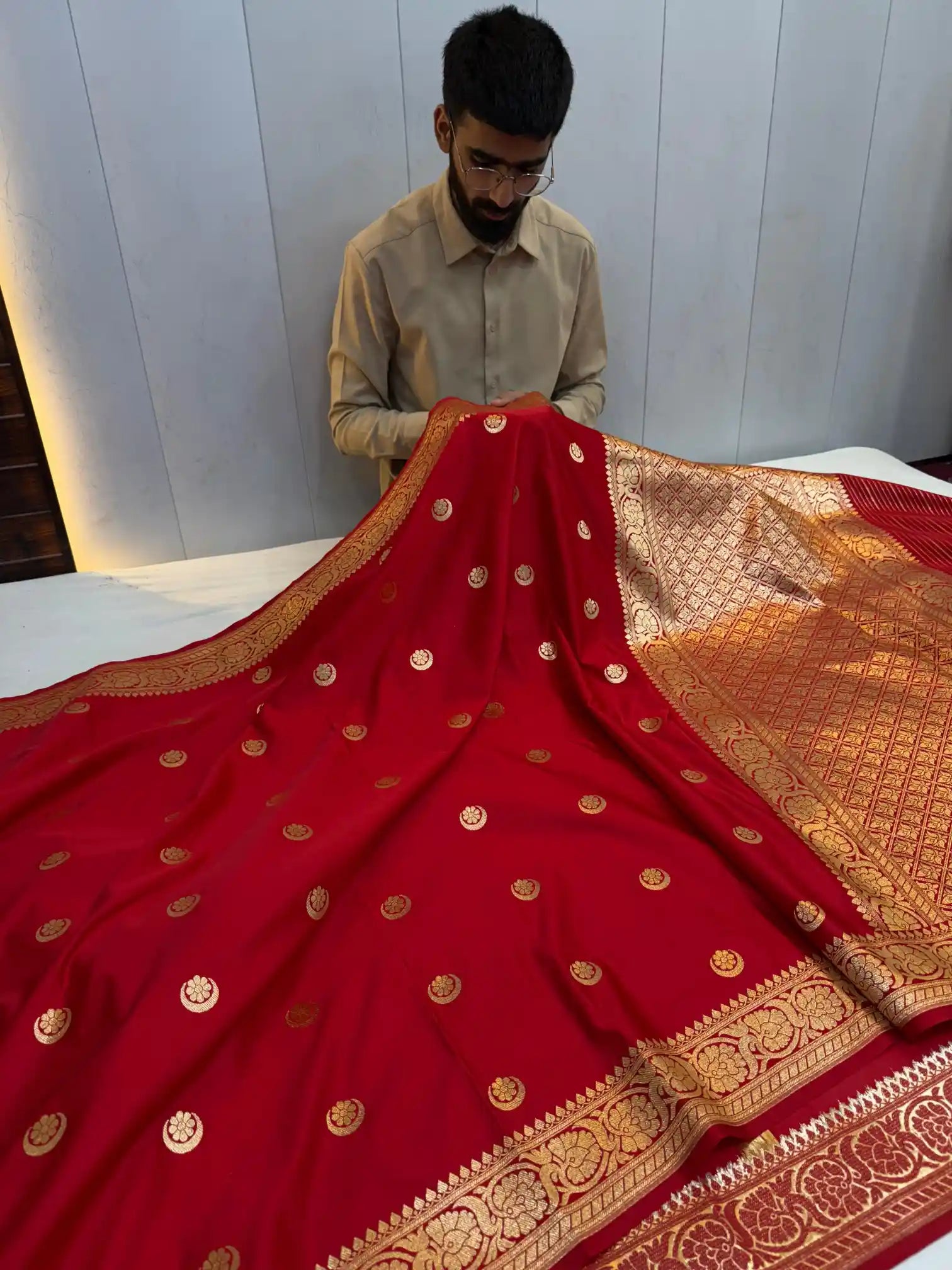 Sonakshi ma’am Inspired Satin Banarasi Saree