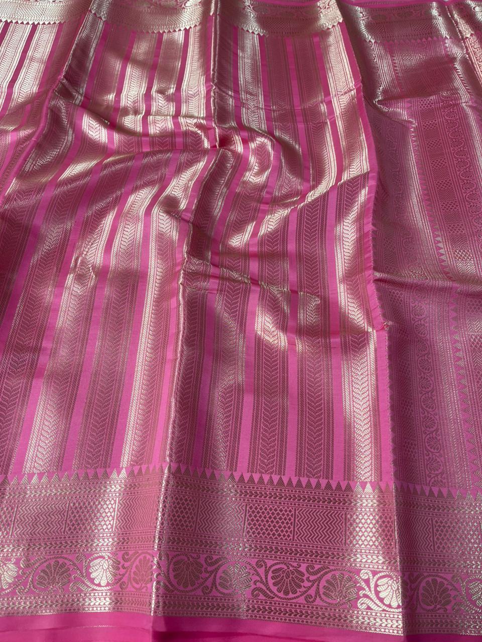 Sreeleela Mam Inspired Katan Tissue Silk Banarasi Saree