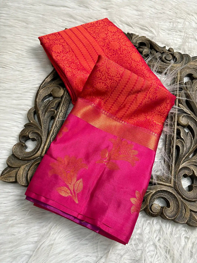 Subtle Softsilk Traditional Banarasi Saree