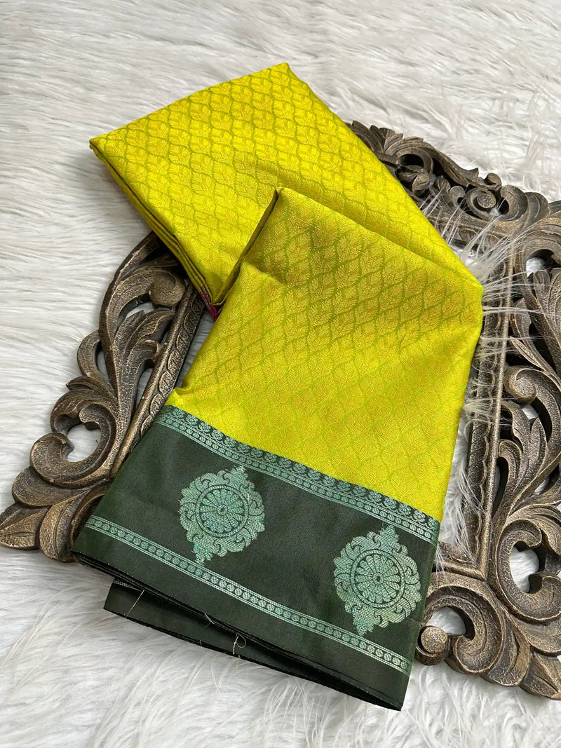 Subtle Softsilk Traditional Banarasi Saree