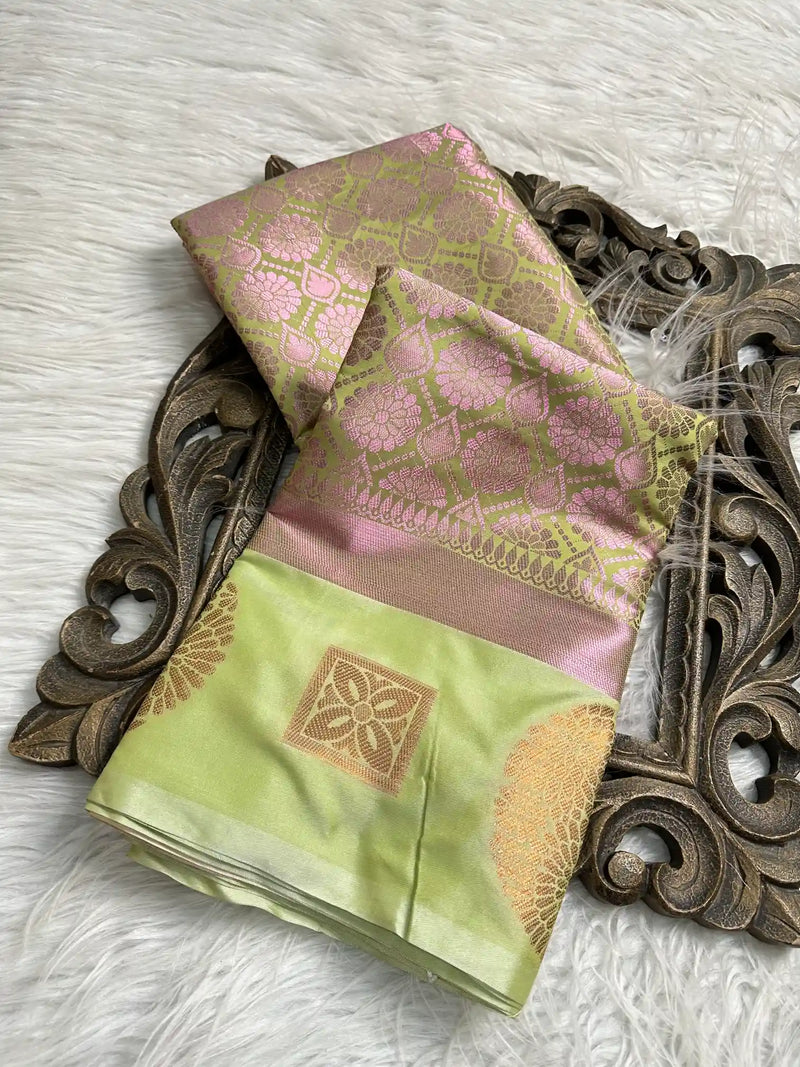 Subtle Softsilk Traditional Banarasi Saree