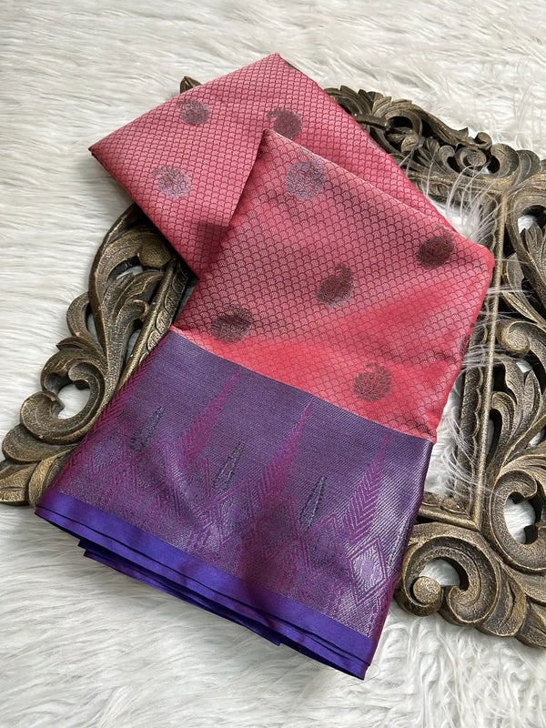 Subtle Softsilk Traditional Banarasi Saree