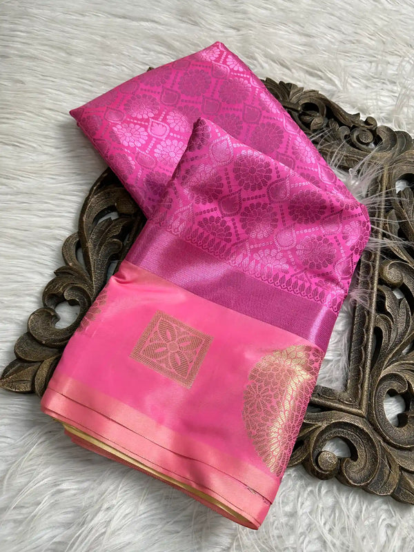 Subtle Softsilk Traditional Banarasi Saree