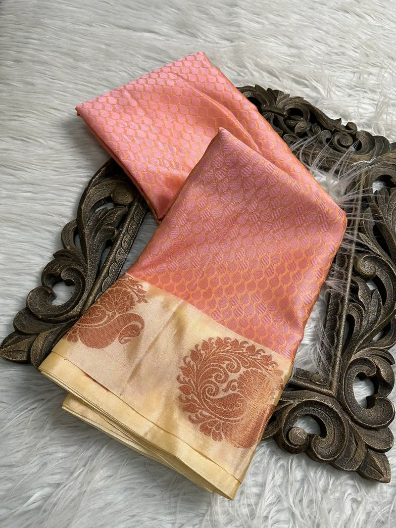 Subtle Softsilk Traditional Banarasi Saree