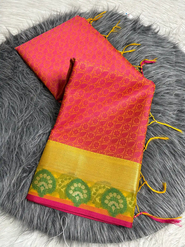 Subtle Softsilk Traditional Banarasi Saree