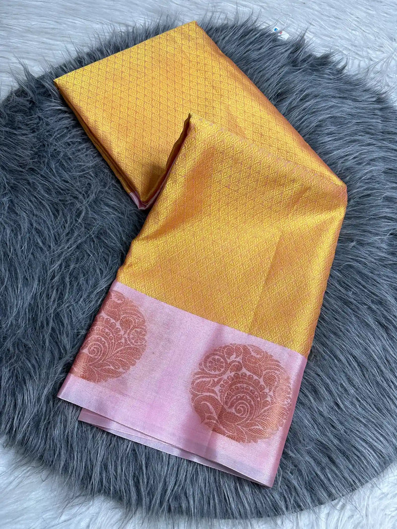 Subtle Softsilk Traditional Banarasi Saree