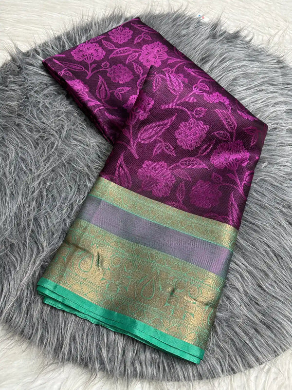 Subtle Softsilk Traditional Banarasi Saree