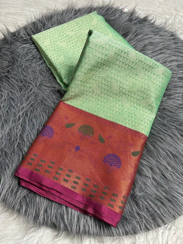 Subtle Softsilk Traditional Banarasi Saree