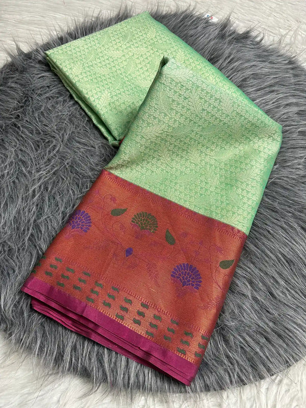 Subtle Softsilk Traditional Banarasi Saree