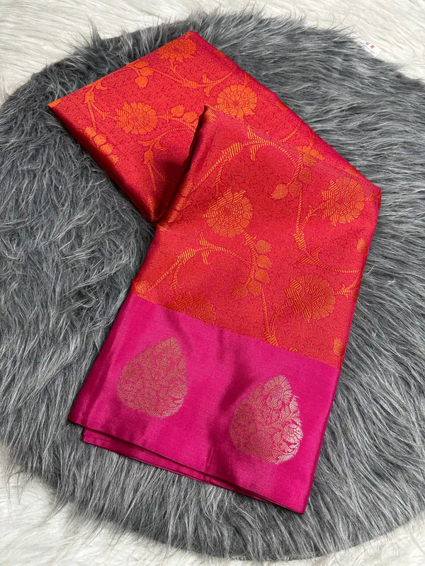 Subtle Softsilk Traditional Banarasi Saree