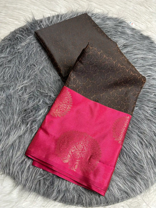 Subtle Softsilk Traditional Banarasi Saree