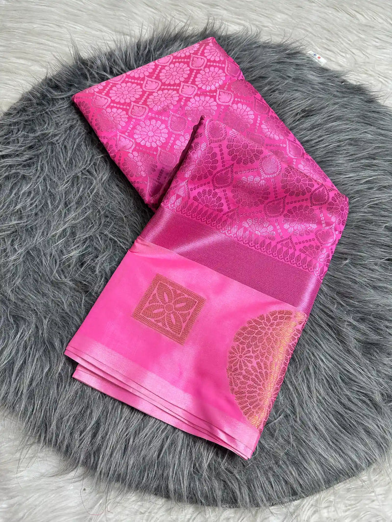 Subtle Softsilk Traditional Banarasi Saree