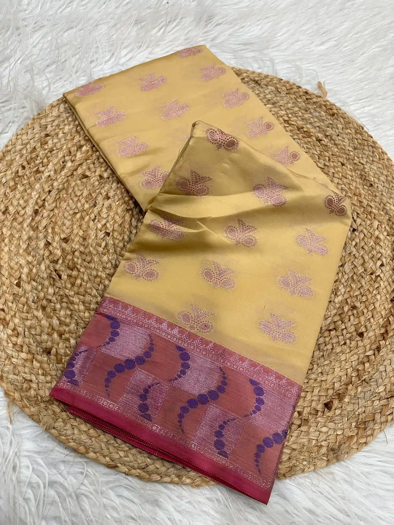 Subtle Softsilk Traditional Banarasi Saree