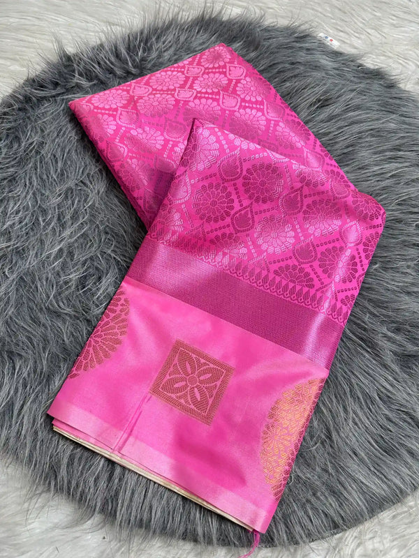 Subtle Softsilk Traditional Banarasi Saree