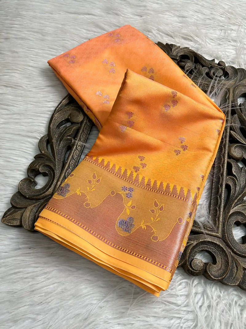 Subtle Softsilk Traditional Banarasi Saree