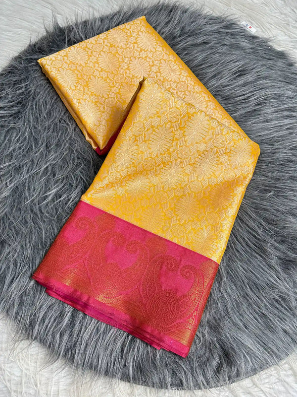 Subtle Softsilk Traditional Banarasi Saree