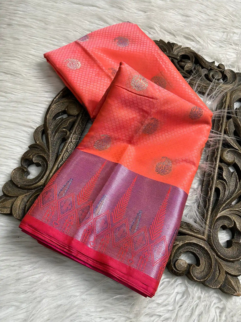 Subtle Softsilk Traditional Banarasi Saree