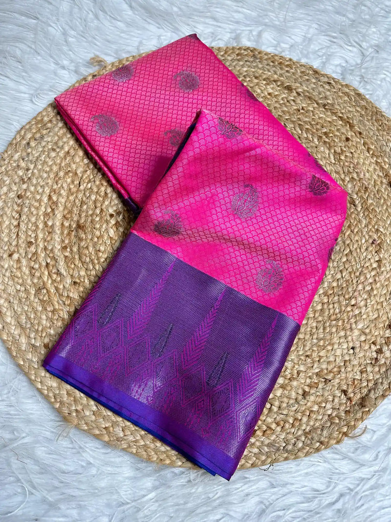 Subtle Softsilk Traditional Banarasi Saree