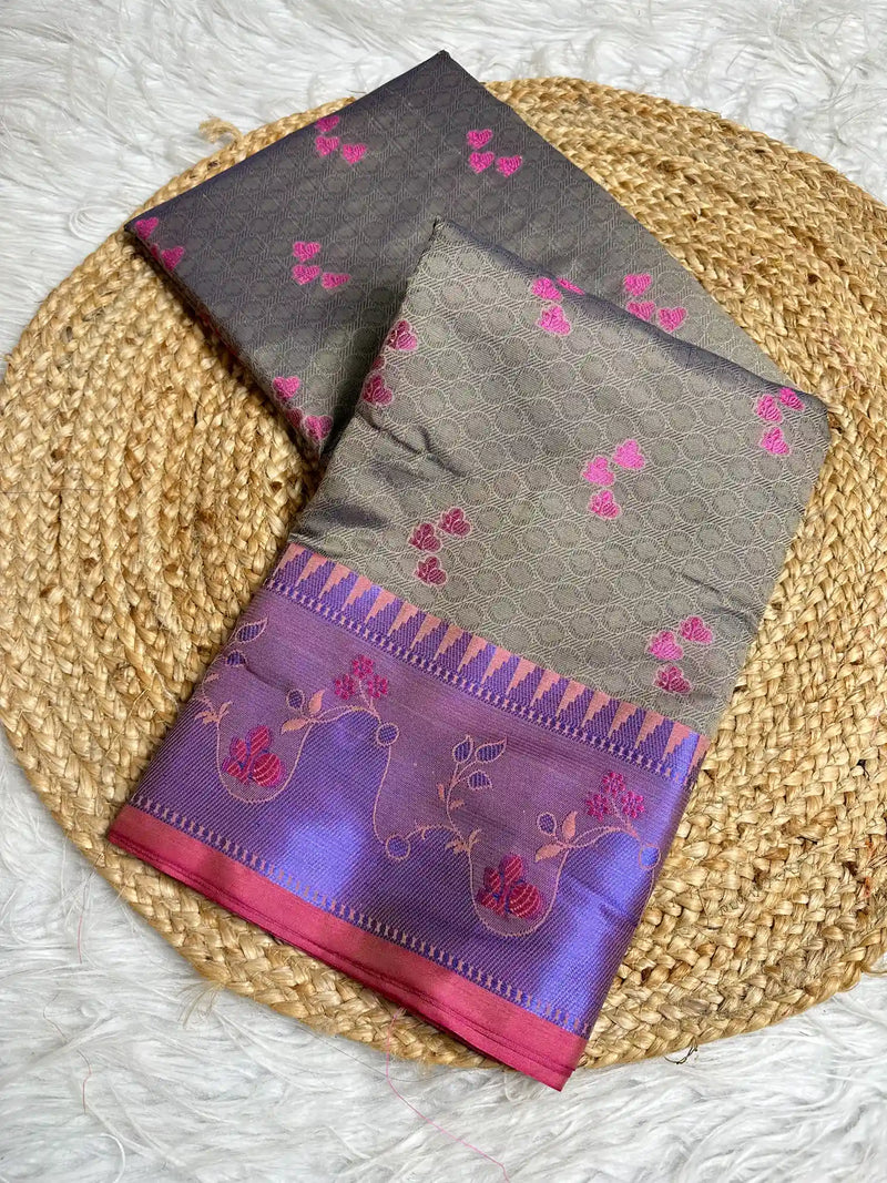 Subtle Softsilk Traditional Banarasi Saree